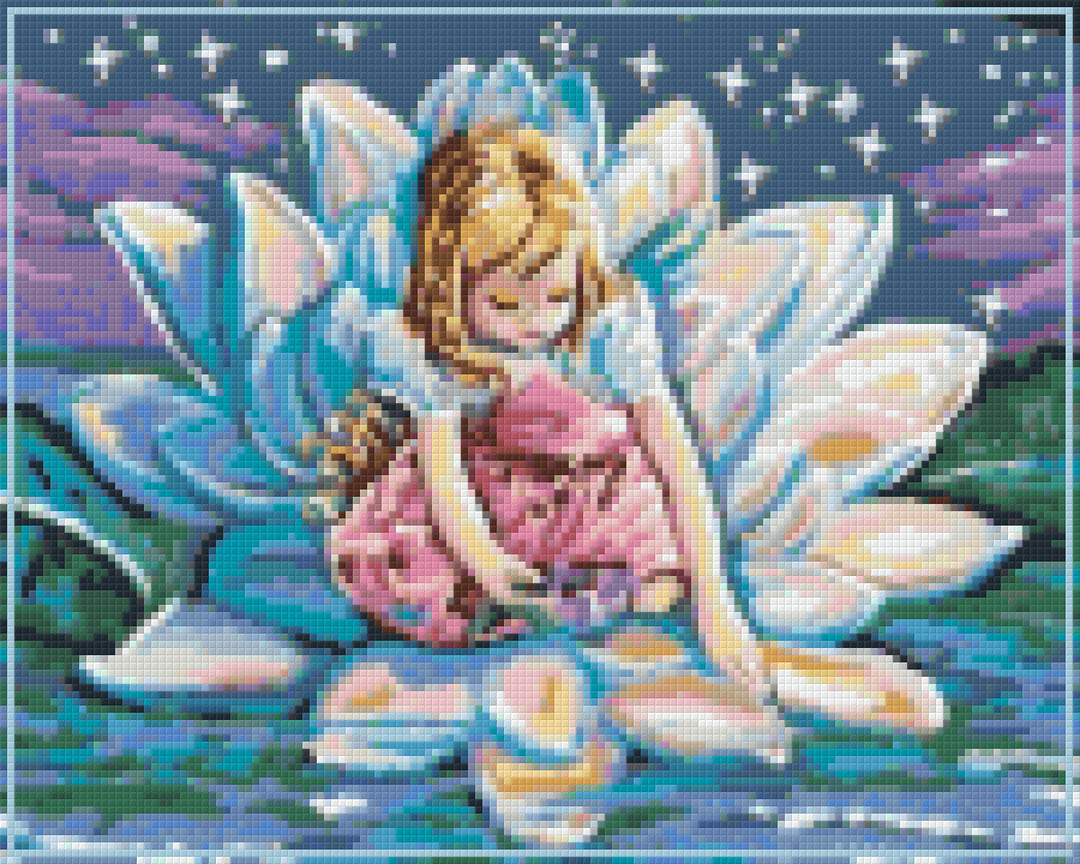 Seerosen Fairy Nine [9] Baseplate PixelHobby Mini-mosaic Art Kit image 0